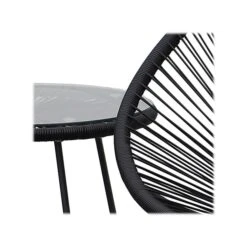 DUKAP SASSIO 3-Piece Seating Set Without Cushions, Black (O-DK-6967-BLK) 10 DUKAP SASSIO 3-Piece Seating Set Without Cushions, Black (O-DK-6967-BLK) -Popular Furniture sp121248101 s7