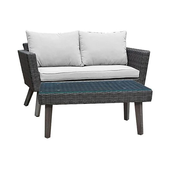 DUKAP KOTKA 4-Piece Sofa Seating Set With Cushions, Dark Gray/Light Gray (O-DK-P01-AB) 5 DUKAP KOTKA 4-Piece Sofa Seating Set With Cushions, Dark Gray/Light Gray (O-DK-P01-AB) - Image 5