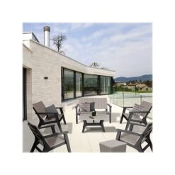 DUKAP ENZO 7-Piece Sofa Seating Set Without Cushions, Gray/Black (O-DK-018019BBG) -Popular Furniture sp121248149 s7