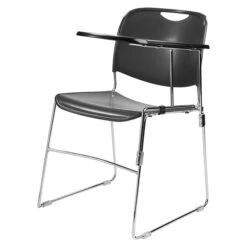 NPS 8500 Series Compact Stack Chair Left-Handed Tablet Arm, Black (TA85L) -Popular Furniture sp122994752 s7