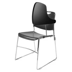NPS 8500 Series Compact Stack Chair Left-Handed Tablet Arm, Black (TA85L) -Popular Furniture sp122994848 s7