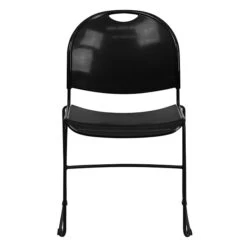 Flash Furniture HERCULES™ Plastic Ultra Compact Stack Chair, Black [RUT188BKCHR] -Popular Furniture sp123068915 s7