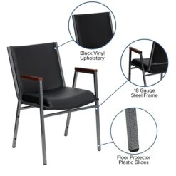 Flash Furniture HERCULES Vinyl Office Chair, Black (XU-60154-BK-VYL-GG) -Popular Furniture sp123069417 s7
