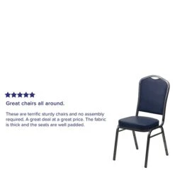 Flash Furniture HERCULES 4/Pack Banquet Chairs W/Vinyl Seat Silver Vein Frame (4FDC01SVNY) -Popular Furniture sp123070379 s7