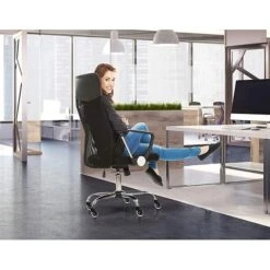 Lifelong Office Chair Casters Replacement Chair Wheels, Rollerblade Style, Clear, Set Of 5 (BL2374) -Popular Furniture sp123225116 s7