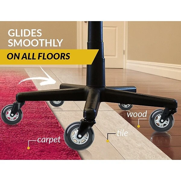 Lifelong Wheels Rollerblade Style Office Chair Casters Replacement Chair Wheels, Black/Gray (BL2375) 1 Lifelong Wheels Rollerblade Style Office Chair Casters Replacement Chair Wheels, Black/Gray (BL2375)