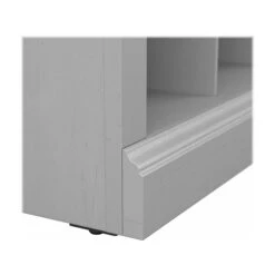 Kathy Ireland® Home By Bush Furniture Woodland Small Shoe Bench With Shelves, 24", Cape Cod Gray (WDS224CG-03) -Popular Furniture sp123622157 s7