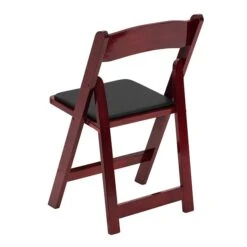 Flash Furniture HERCULES Series Wood Folding Chair, Mahogany/Black, 2/Pack (2XF2903MAHWOOD) -Popular Furniture sp124436329 s7