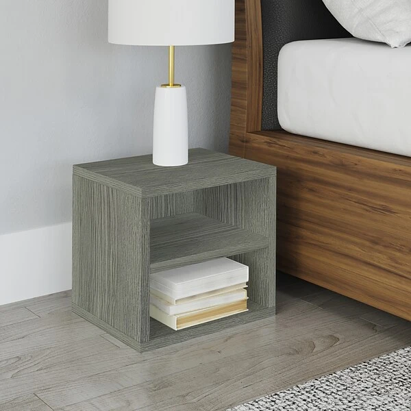 Way Basics Connect 12.6" X 13.4" Cube Storage With Shelf, Gray (C-SCUBE-GY) 3 Way Basics Connect 12.6" X 13.4" Cube Storage With Shelf, Gray (C-SCUBE-GY) - Image 3