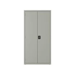 Hirsh 72" Steel Janitorial Cabinet With 3 Shelves, Light Gray (24034)