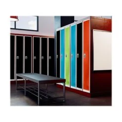 AdirOffice 72" 1-Compartment Steel Tier Key Lock Green/Off-White Storage Locker (629-201-GRN) -Popular Furniture sp128566001 s7