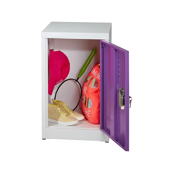 AdirOffice 24" Steel Single Tier Purple Storage Locker (629-02-PUR) 2 AdirOffice 24" Steel Single Tier Purple Storage Locker (629-02-PUR) - Image 2