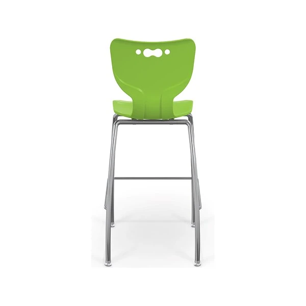 MooreCo Hierarchy Polypropylene Kids Stool, Green (53221GrnNACH) 2 MooreCo Hierarchy Polypropylene Kids Stool, Green (53221GrnNACH) - Image 2
