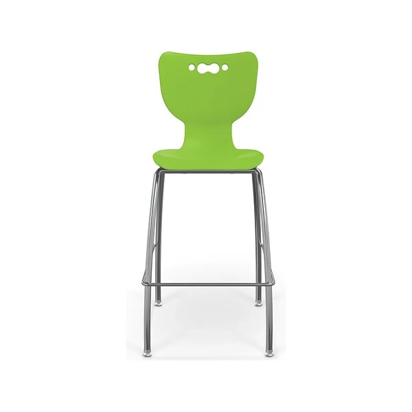 MooreCo Hierarchy Polypropylene Kids Stool, Green (53221GrnNACH) 3 MooreCo Hierarchy Polypropylene Kids Stool, Green (53221GrnNACH) - Image 3