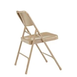 NPS 200 Series All-Steel Armless Premium Folding Chair, Beige, 4 Pack (201/4) -Popular Furniture sp130557972 s7