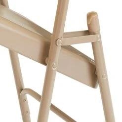 NPS 200 Series All-Steel Armless Premium Folding Chair, Beige, 4 Pack (201/4) -Popular Furniture sp130557976 s7