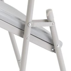 National Public Seating 800 Series Premium Lightweight Steel Frame Plastic Folding Chairs, Gray, 4 Pack (802/4) -Popular Furniture sp130558016 s7