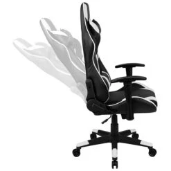 Flash Furniture X20 Ergonomic LeatherSoft Swivel Reclining Gaming Chair, Black (CH1872301BK) -Popular Furniture sp133535070 s7