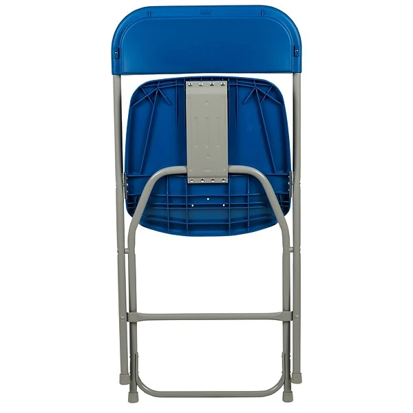 Flash Furniture HERCULES Premium Catering Events/Game Night/School/Wedding/Barbecue Stacking & Folding Chair, Blue/Gray 7 Flash Furniture HERCULES Premium Catering Events/Game Night/School/Wedding/Barbecue Stacking & Folding Chair, Blue/Gray - Image 7