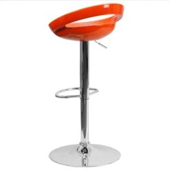Flash Furniture Contemporary Plastic Adjustable Height Barstool With Back, Orange (CHTC31062ORG) 13 Flash Furniture Contemporary Plastic Adjustable Height Barstool With Back, Orange (CHTC31062ORG) -Popular Furniture sp134593329 s7