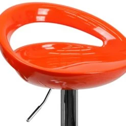 Flash Furniture Contemporary Plastic Adjustable Height Barstool With Back, Orange (CHTC31062ORG) 14 Flash Furniture Contemporary Plastic Adjustable Height Barstool With Back, Orange (CHTC31062ORG) -Popular Furniture sp134593330 s7
