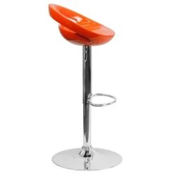 Flash Furniture Contemporary Plastic Adjustable Height Barstool With Back, Orange (CHTC31062ORG) 15 Flash Furniture Contemporary Plastic Adjustable Height Barstool With Back, Orange (CHTC31062ORG) -Popular Furniture sp134593331 s7