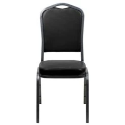 Flash Furniture HERCULES 4/Pack Banquet Chairs W/Vinyl Seat Silver Vein Frame (4FDC01SVBKVY) -Popular Furniture sp134594732 s7