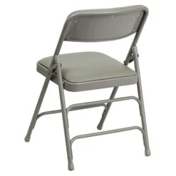 Flash Furniture HERCULES Series Vinyl Folding Chair, Gray, 2/Pack (2HAMC309AVGY) -Popular Furniture sp134860821 s7