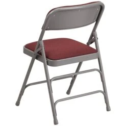 Flash Furniture HERCULES Series Fabric Folding Chair, Burgundy, 2/Pack (2AWMC309AFBG) -Popular Furniture sp134860857 s7