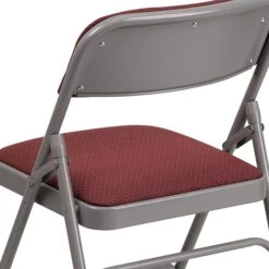 Flash Furniture HERCULES Series Fabric Folding Chair, Burgundy, 2/Pack (2AWMC309AFBG) -Popular Furniture sp134860858 s7