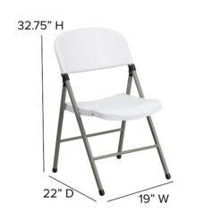Flash Furniture HERCULES Series Plastic Folding Chair, White, 2/Pack (2DADYCD70WH) 13 Flash Furniture HERCULES Series Plastic Folding Chair, White, 2/Pack (2DADYCD70WH) -Popular Furniture sp134860866 s7
