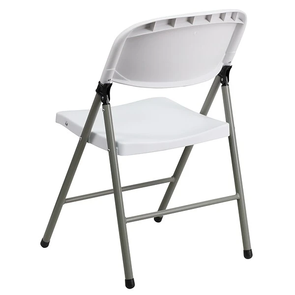 Flash Furniture HERCULES Series Plastic Folding Chair, White, 2/Pack (2DADYCD70WH) 7 Flash Furniture HERCULES Series Plastic Folding Chair, White, 2/Pack (2DADYCD70WH) - Image 7