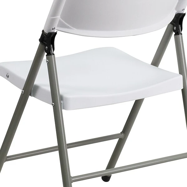 Flash Furniture HERCULES Series Plastic Folding Chair, White, 2/Pack (2DADYCD70WH) 8 Flash Furniture HERCULES Series Plastic Folding Chair, White, 2/Pack (2DADYCD70WH) - Image 8