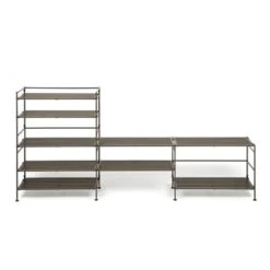 Seville Classics 3-Tier Resin Slat Utility Shoe Rack 2-Pack, Espresso (WEB177) -Popular Furniture sp135115304 s7