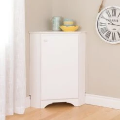 Prepac Elite White Corner Storage Cabinet (WSCC-0603-1)