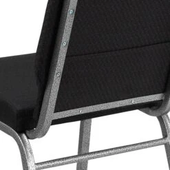 Flash Furniture HERCULES™ Fabric Patterned Stacking Church Chair With 4 1/4"T Seat, Black (FCH185SVJP02) 14 Flash Furniture HERCULES™ Fabric Patterned Stacking Church Chair With 4 1/4"T Seat, Black (FCH185SVJP02) -Popular Furniture sp137085483 s7