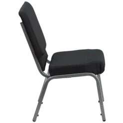 Flash Furniture HERCULES™ Fabric Patterned Stacking Church Chair With 4 1/4"T Seat, Black (FCH185SVJP02) 15 Flash Furniture HERCULES™ Fabric Patterned Stacking Church Chair With 4 1/4"T Seat, Black (FCH185SVJP02) -Popular Furniture sp137085484 s7