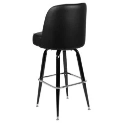 Flash Furniture 42.5"H Vinyl Seat, Metal Bar Stool, Black (XUF125) 13 Flash Furniture 42.5"H Vinyl Seat, Metal Bar Stool, Black (XUF125) -Popular Furniture sp137085649 s7