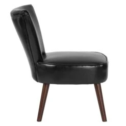 Flash Furniture Hercules Holloway Series LeatherSoft Retro Chair, Black, 2 Pack (2QYA02BK) 13 Flash Furniture Hercules Holloway Series LeatherSoft Retro Chair, Black, 2 Pack (2QYA02BK) -Popular Furniture sp137087933 s7