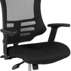 Flash Furniture Waylon Ergonomic Mesh Swivel High Back Executive Office Chair, Black (BLLB8817) -Popular Furniture sp137091570 s7