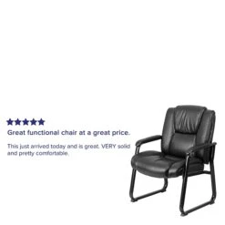 Flash Furniture Leather Guest Chair, Black (GO2138) 10 Flash Furniture Leather Guest Chair, Black (GO2138) -Popular Furniture sp137095714 s7