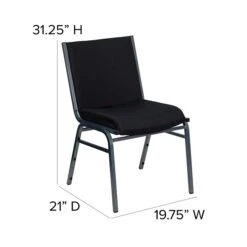 Flash Furniture HERCULES Fabric Office Chair, Black Dot, 4/Pack (XU-60153-BK-GG) -Popular Furniture sp137096168 s7