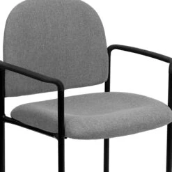 Flash Furniture Fabric Stackable Steel Side Chairs W/Arms (BT5161GY) -Popular Furniture sp137096254 s7