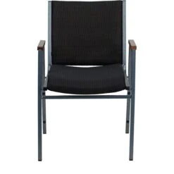Flash Furniture HERCULES 3'' Thick Padded Stack Chairs W/Arms (XU60154BK) -Popular Furniture sp137096274 s7