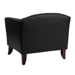 Flash Furniture Hercules Wood/Veneer Accent Chair, Black (1111BK) -Popular Furniture sp137098633 s7