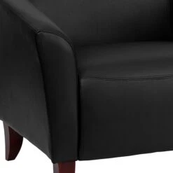 Flash Furniture Hercules Wood/Veneer Accent Chair, Black (1111BK) -Popular Furniture sp137098635 s7
