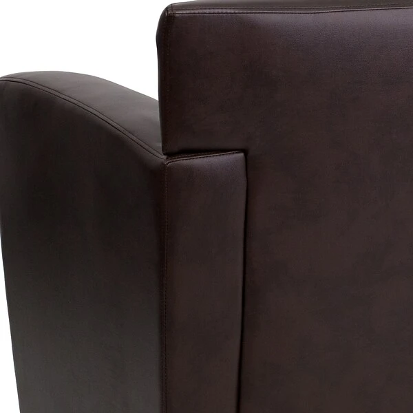 Flash Furniture Hercules Wood/Veneer Guest Chair, Brown (2221BN) 8 Flash Furniture Hercules Wood/Veneer Guest Chair, Brown (2221BN) - Image 8