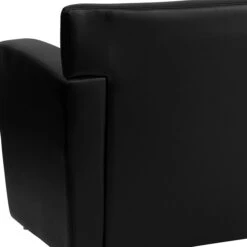 Flash Furniture HERCULES Majesty Series 51" LeatherSoft Loveseat, Black (2222BK) -Popular Furniture sp137098742 s7