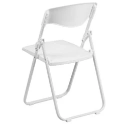 Flash Furniture Hercules Series 880lb Capacity Heavy-Duty Plastic Folding Chair, White (RUTIWHT) -Popular Furniture sp137298544 s7