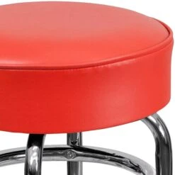 Flash Furniture Traditional Metal Barstool, Red (XUD100RED) -Popular Furniture sp137301188 s7